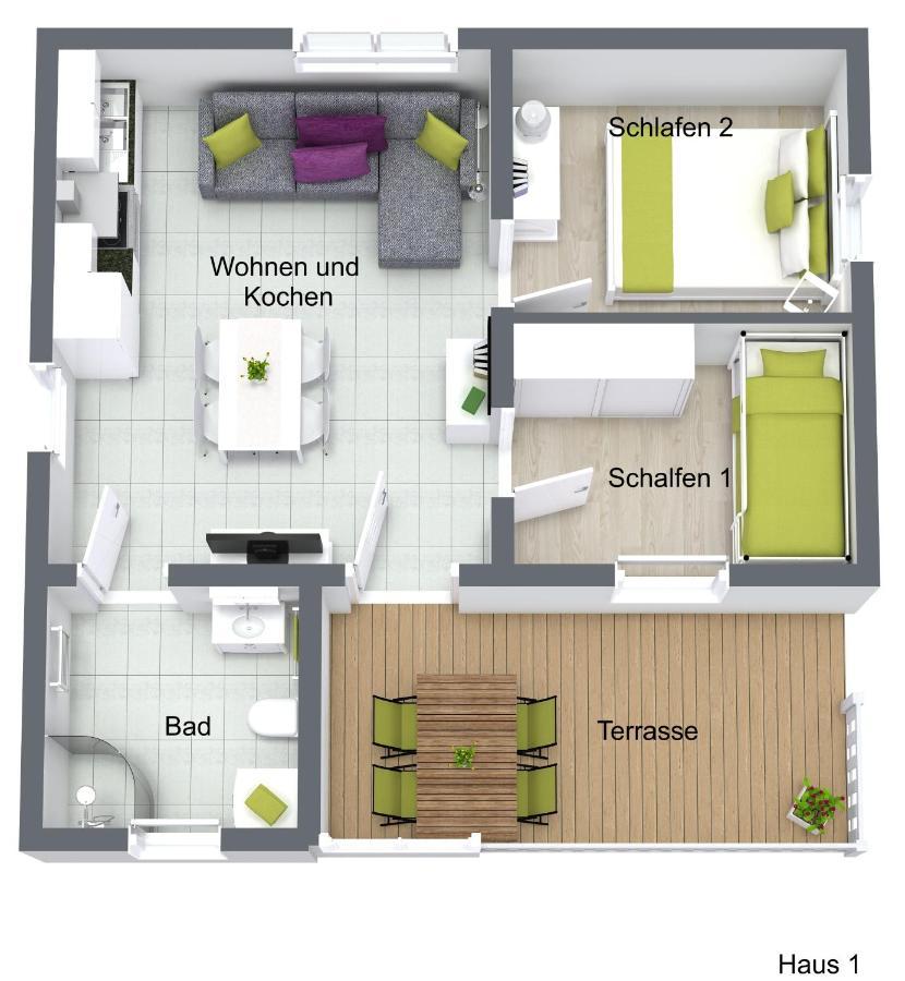Ferienhaus Beerberg Suhl Esterno foto