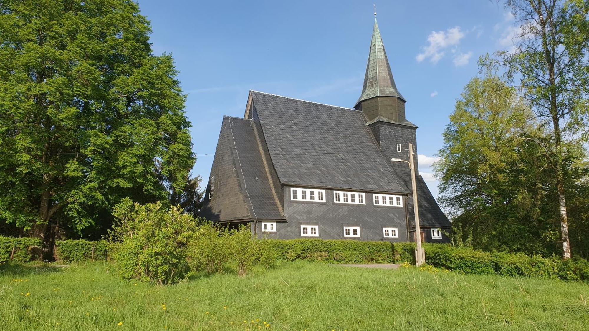 Ferienhaus Beerberg Suhl Esterno foto